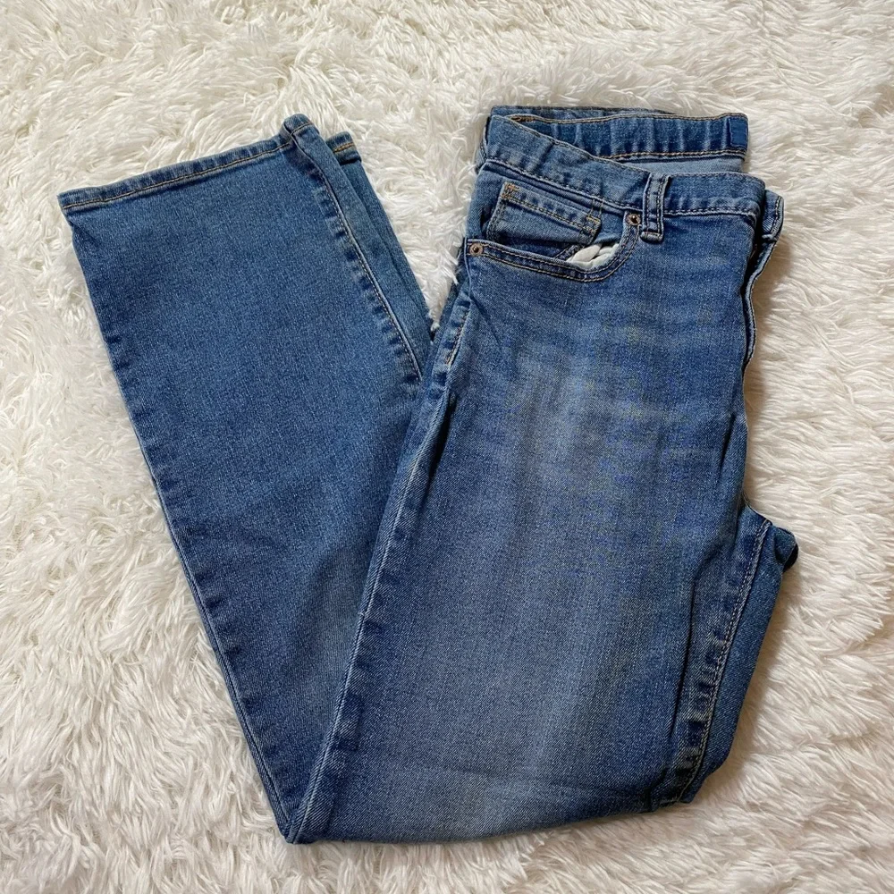 Old Navy Jeans Bigger Boys Husky Jeans Straight style size 12 H adjustable waist